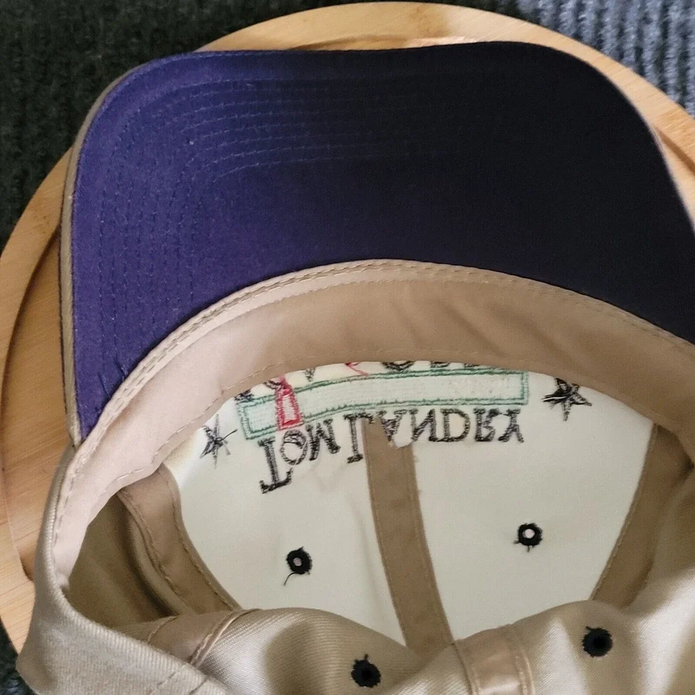 Vintage Tom Landry Hat Cap 2001 FCA Open Dallas Cowboys‎ Adjustable Strap VTG